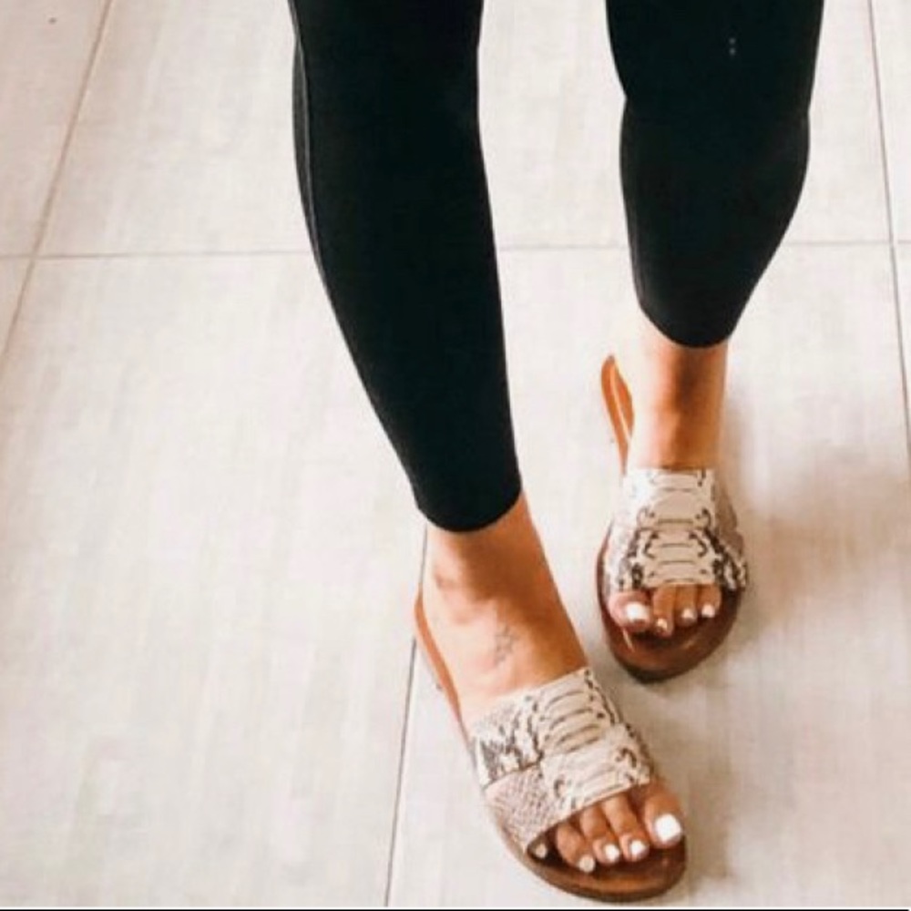 SOLD Steve Madden snake sandals